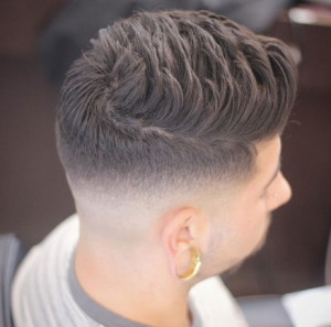 Mid Bald Fade with Textured Spiky Hair