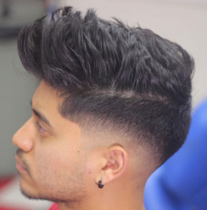 Textured Spiky Hair + Low Skin Fade