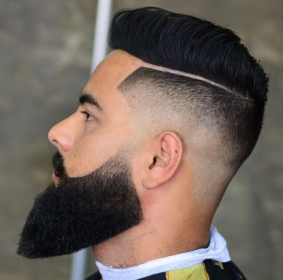 10. Curvey beard The Hair Stylish