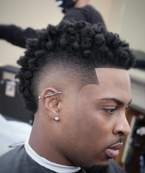 swaggy p burst taper fade haircut