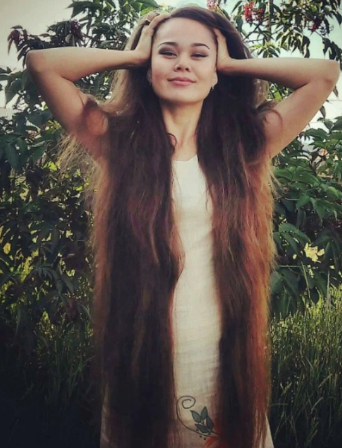 very long hair women