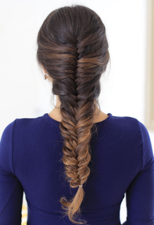 dutch fishtail braid