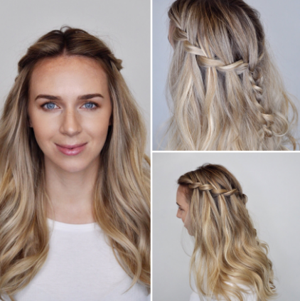 Waterfall braid