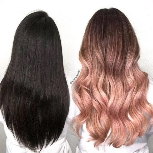 65 Best Rose Gold Hair Dye Women Haircuts 2024