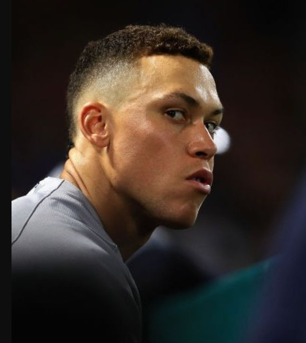 Aaron Judge's simple explanation for slump  Baseball haircuts, Haircut  images, Mens hairstyles