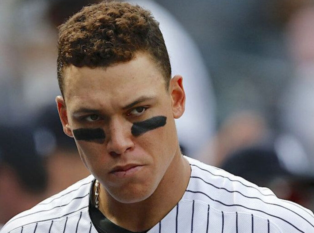 Aaron Judge's simple explanation for slump  Baseball haircuts, Haircut  images, Mens hairstyles